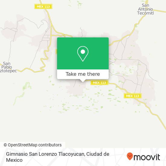 gimnasio gimnasio san lorenzo tlacoyucan en san lorenzo tlacoyucan