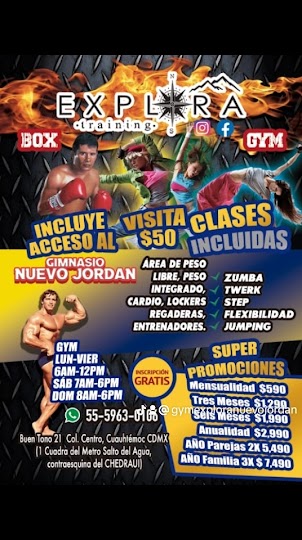 Mejores Escuelas De Box En Venustiano Carranza CDMX Cerca De Mi 160 GYM Explora Training, PESAS, BOX Y CLASES DE BAILE (GYM, BOX AND DANCE STUDIO)
